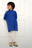 Mom4Little - Kurta & Pajama - Blue & Offwhite - 2 Piece - Studio by TCS