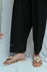 Mom's Black Pants with Matching Lace - MFL-104 - Studio by TCS