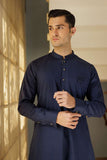 Deepak Perwani - Cotton Kurta Shalwar For Men - Blue - 2 Piece