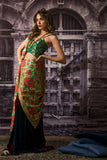 Maheen Khan - NOVA DHAKA PAJAMA - Multi - Raw Silk & Blended Silk with Organza - 1 Piece