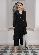 Laleen Meenah Suit Black 3 Piece