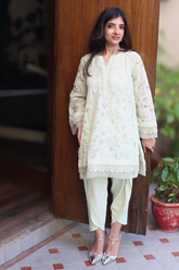 Nazia and Parisa - Mint - Light green - Lawn - 3 Piece
