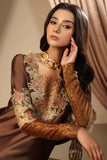 Musferah Saad - Mocha Romance - Tissue Silk - 1 Piece