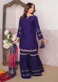 Modest - Chiffon Embroidered Gharara For Girl - 3 Piece