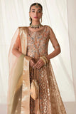 Nilofer Shahid - Tinsel Organza Heavy Embroidered Open Shirt with Pure Organza Dupatta - Musical Spell - 3 Piece - Studio by TCS