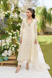 Alishba Kashif - NOOR-E-SAFA - offwhite - voile and silk - 3 Piece