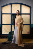 Maheen Khan - Pale Blue Lehnga Skirt - PALE BLUE GREY - BLENDED SILK - 1 Piece