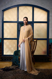 Maheen Khan - Pale Amber - PEACH - BLENDED SILK - 1 Piece