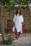 Gulabo - Cotton Silkrung Mahal Shalwar For Women - Multi - 1 Piece