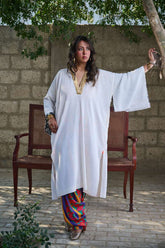 Gulabo - Cotton Silkrung Mahal Shalwar For Women - Multi - 1 Piece