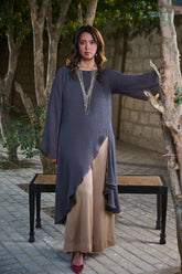 Gulabo - Blended Layla Set For Women - Grey / Brown - 2 Piece