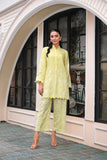 Reema Ahsan - Naiha - Georgette - Lemon Yellow - 2 Piece