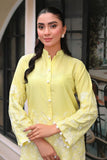 Reema Ahsan - Naiha - Georgette - Lemon Yellow - 2 Piece