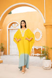 Anayra Amal - Naqsh Grip Georgette Hand Work Suit For Women - Yellow - 2 Piece