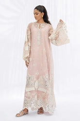 Sania Maskatiya - Navi Organza & Crepe Suit For Women - Blush Pink - 2 Piece
