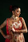 Maria Osama Khan - Noor-e-Jashan - Ivory - organza - 4 Piece