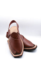 AlifYay Men Nyrosi Brown(plain) Peshawri Chappal Black AY FW17