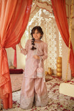 Cheeco Chic - OPPEID25 - Silver and Pink - Khaadi Net - 3 Piece