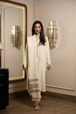 Khanz - Off-white Khaadi Kurta - Khaddar - 3 Piece