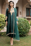 Natasha Kamal - PANNA - green - Two Tonal Silk & Net - 3 Piece