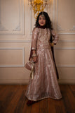 Cheeco Chic - Tissue Silk Lehanga For Girl - Peach - 3 Piece