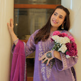 Omal by Komal - Motia - Lavender - Munar Line & Maysuri - 4 Piece