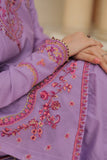 Omal by Komal - Minha - Lavender - Lawn & Chiffon - 3 Piece