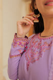 Omal by Komal - Minha - Lavender - Lawn & Chiffon - 3 Piece