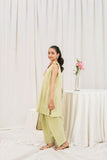 Fozia Khalid - PISTACHIO Green - Silk & Organza - 3 Piece
