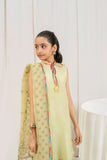 Fozia Khalid - PISTACHIO Green - Silk & Organza - 3 Piece