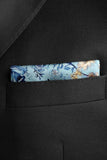 Black Wolf - ISFAHAN MOSQUE SILK POCKET SQUARE - SKY BLUE - SILK - 1 Piece