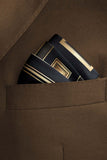 Black Wolf - GATSBY SILK POCKET SQUARE - BLACK - SILK - 1 Piece