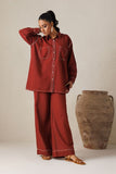 Minutiae - Pecan Co-Ord - Irish Linen - Rust - 2 Piece