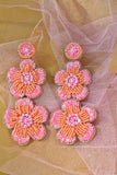CHAPTER 13 - Peony Earrings - Pink - 18987
