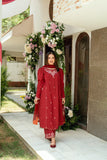 Omal by Komal - Afreen - Maroon - 3 Piece