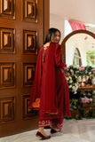 Omal by Komal - Afreen - Maroon - 3 Piece