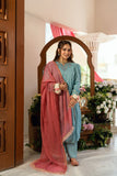 Omal by Komal - Hoorain - Blue - 3 Piece