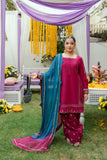 Omal by Komal - Reham - deep plum - 3 Piece