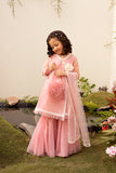 Hummingbirds - Pink Rose & Pearl Gharara Set For Girl