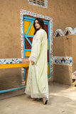 Laleen - Pistelle Raw Silk Suit For Women - Mint Green - 3 Piece