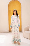 Anayra Amal - Poly Raw Silk Mushq Embroidered Shirt For Women - Off White - 1 Piece