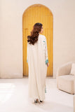 Anayra Amal - Poly Raw Silk Mushq Embroidered Shirt For Women - Off White - 1 Piece