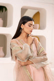 Anayra Amal - Organza Suffuse Lace Work Suit For Women - Baby Pink - 3 Piece