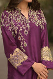 Wabi Sabi By Zehra - Nagina - Plum And Gray - 2 Piece - Studio by TCS