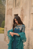 Wabi Sabi By Zehra - Heer - Teel Green - 3 Piece - Studio by TCS