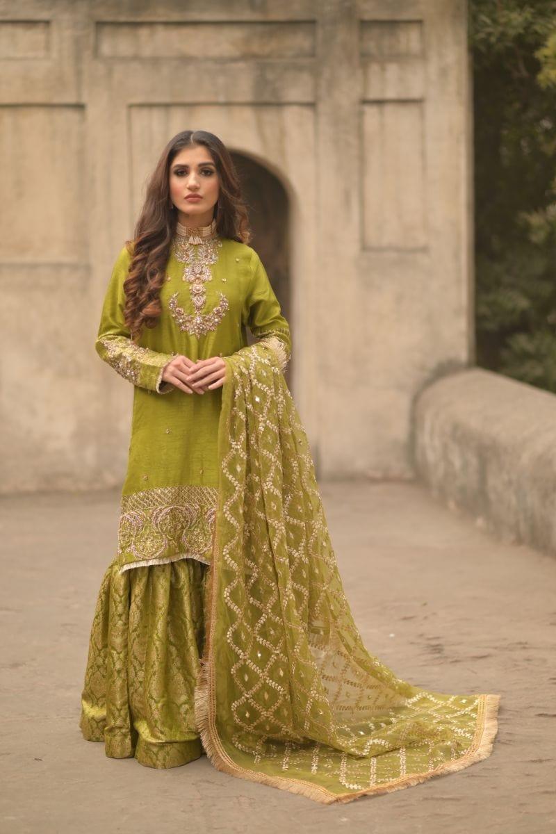 Wabi Sabi By Zehra - Jhoomer - Green - 3 Piece - Studio by TCS