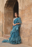 Wabi Sabi By Zehra - Janam - Blue - Saree - Studio by TCS