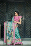 Mahdees - Seascape - Silk Saree