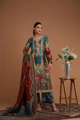 Shamaeel - RF-08 - Sheesha Silk - 3 Piece