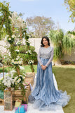 Alishba Kashif - ROYA AZURE - Blue - silk - 3 Piece